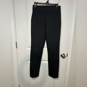SPANX Womens S Charcoal Heather Ponte Perfect Slim Straight Pants